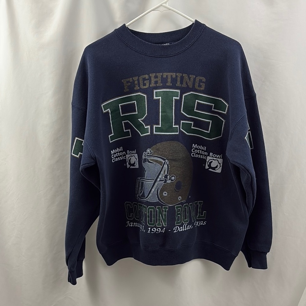 Navy 'Fighting RIS Cotton Bowl' Graphic Sweatshirt